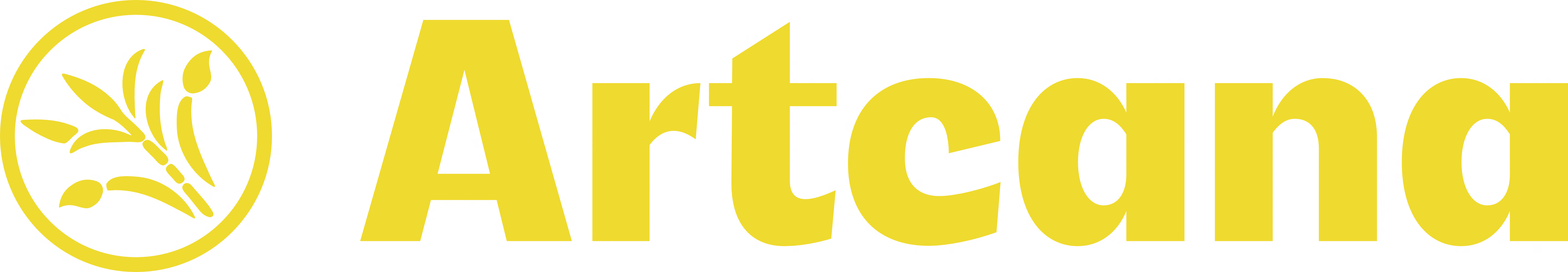 Logotipo Artcana na cor marrom
