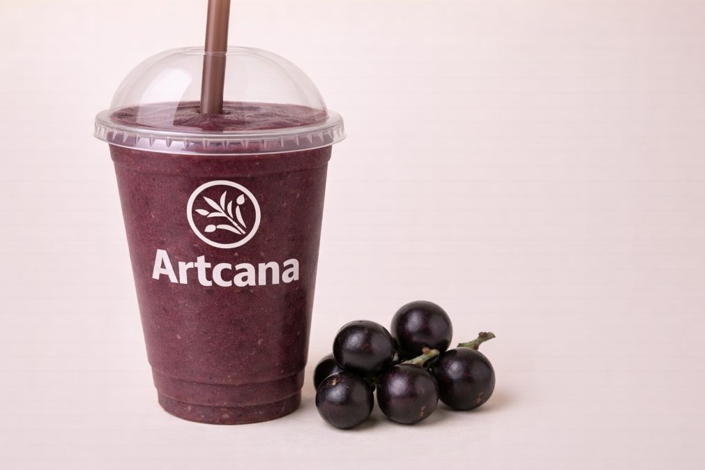 Caldo de cana com açaí