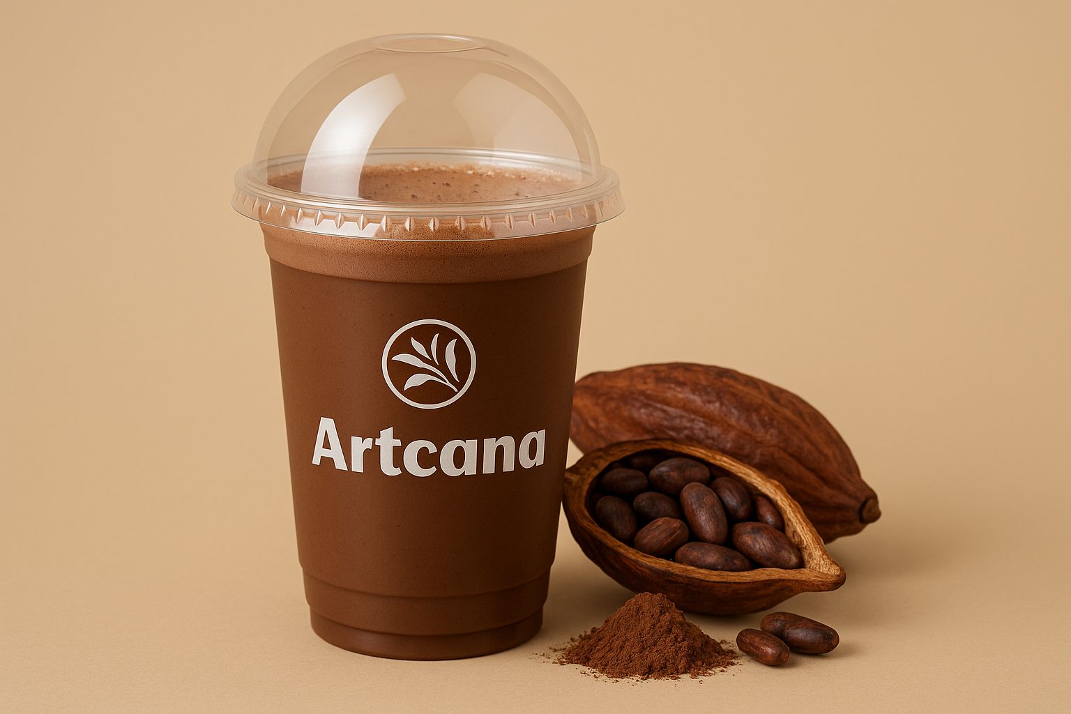 Caldo de cana com cacau