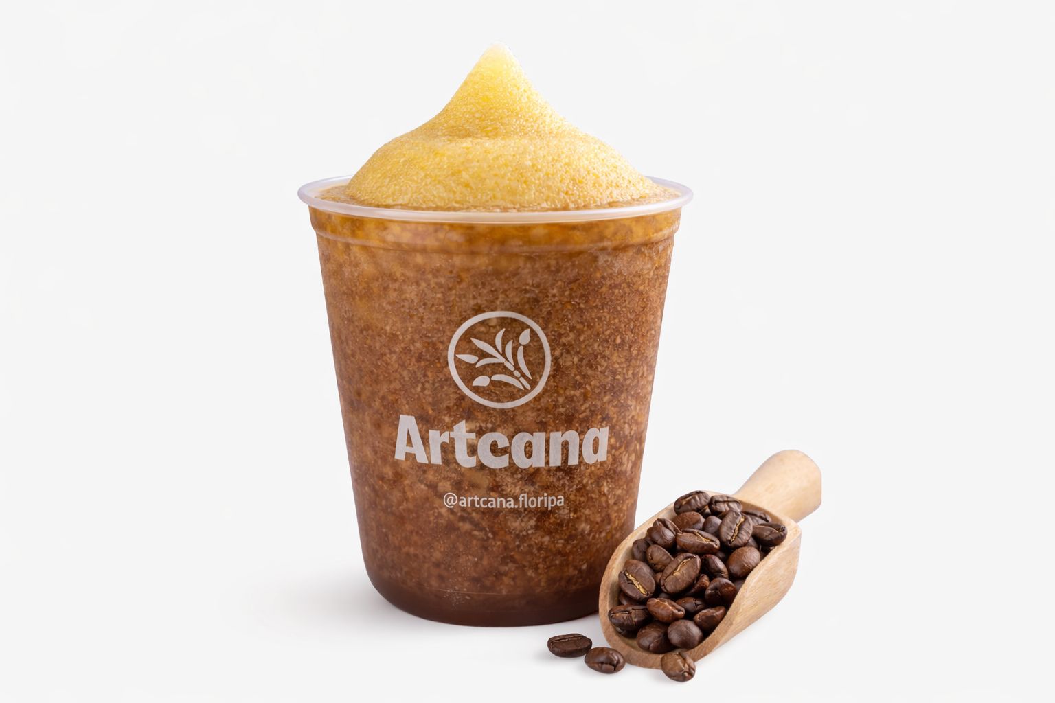 Frozen de caldo de cana com café
